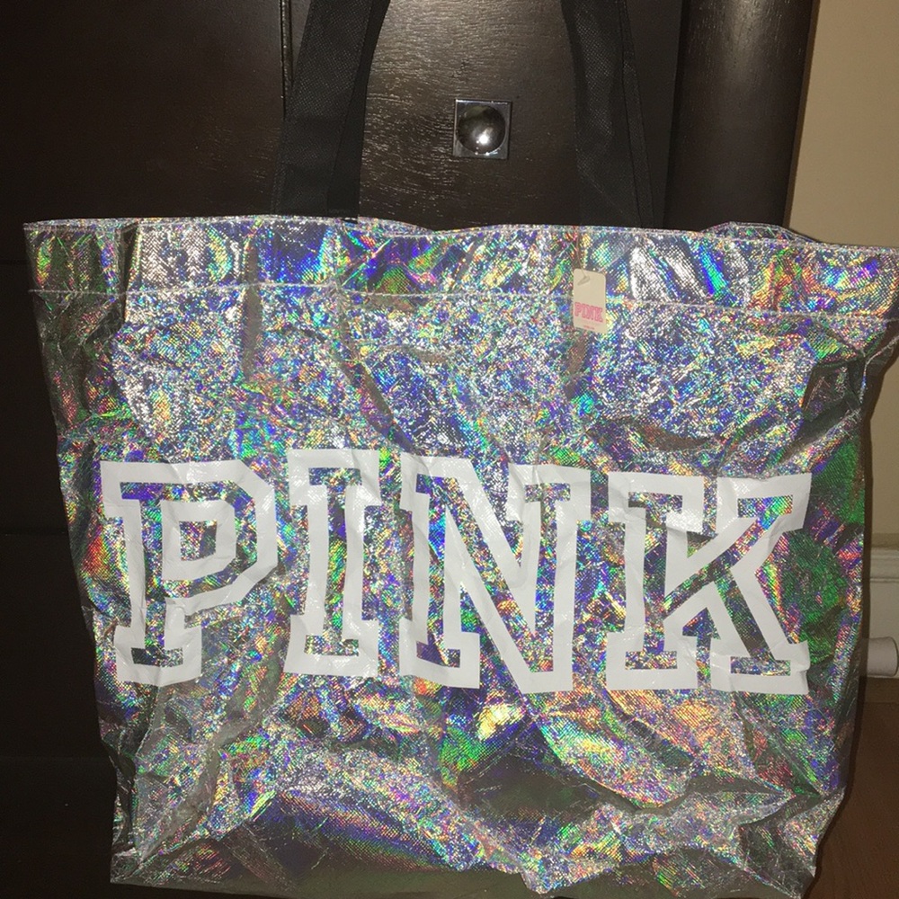 Pink translucent bag